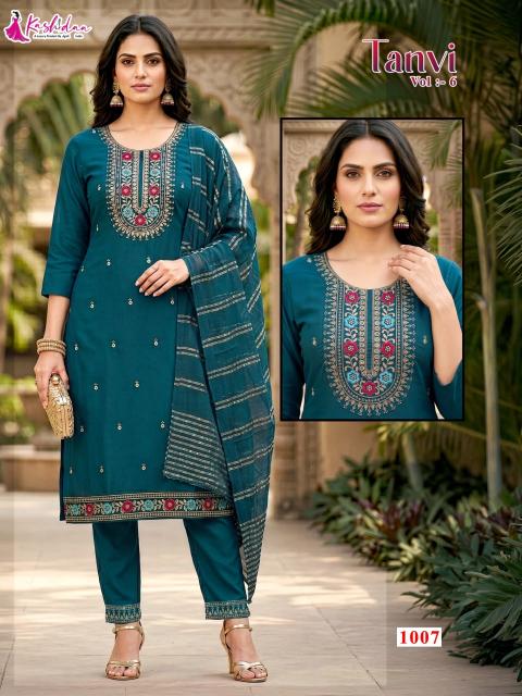 Kashidaa tanvi embroidered kurtis wholesale